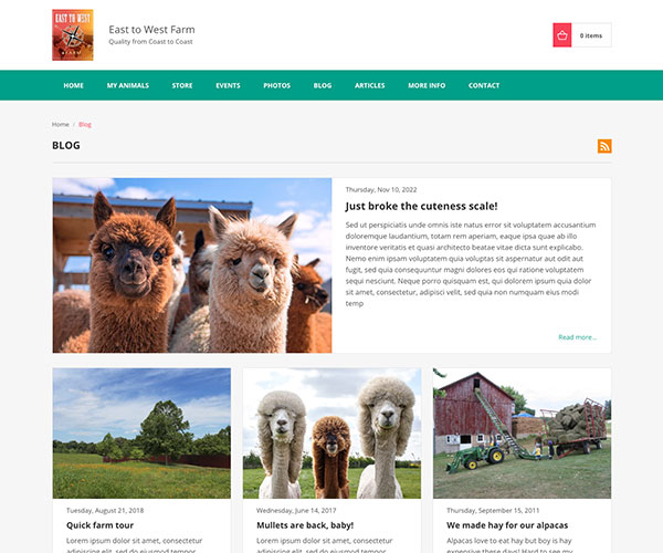 AGHA - Farm websites blogging